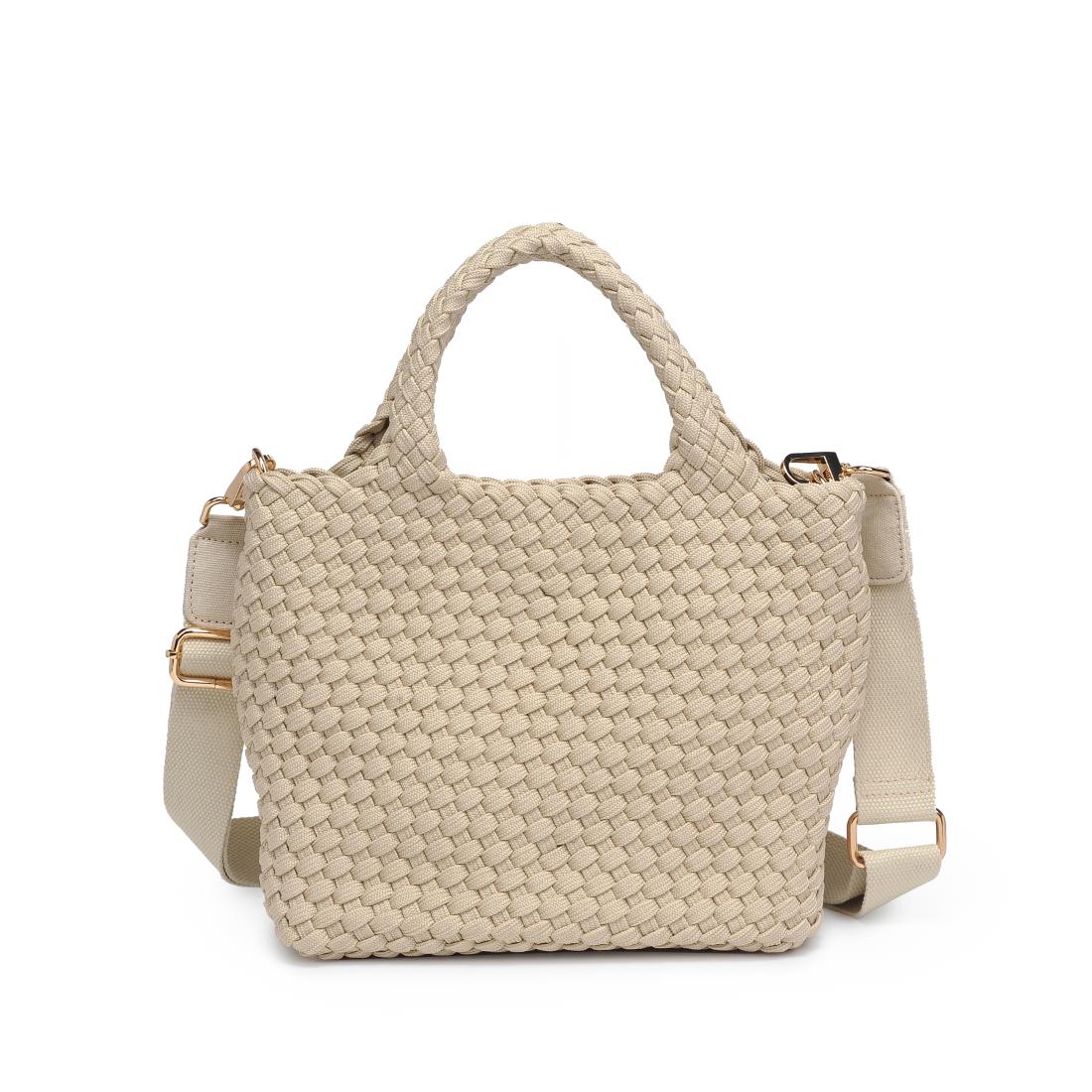 Product Image of Sol and Selene Sky's The Limit - Small Laced Up Eco-Edition Crossbody 841764111683 View 5 | Beige