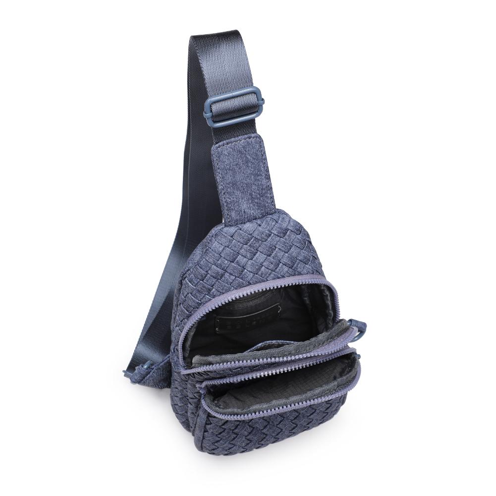 Product Image of Sol and Selene Beyond The Horizon - Woven Neoprene Sling Backpack 841764110433 View 8 | Dark Denim