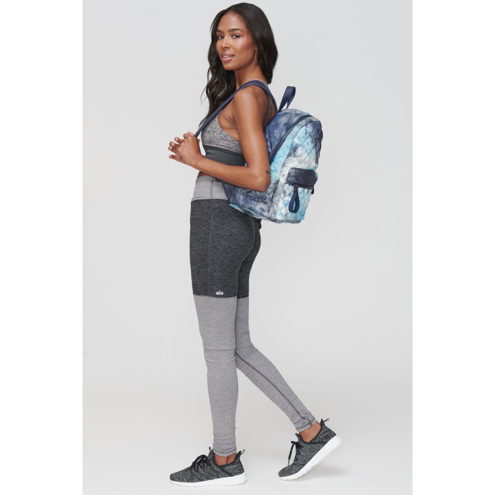 Woman wearing Denim Multi Sol and Selene Motivator - Medium Backpack 841764105262 View 1 | Denim Multi
