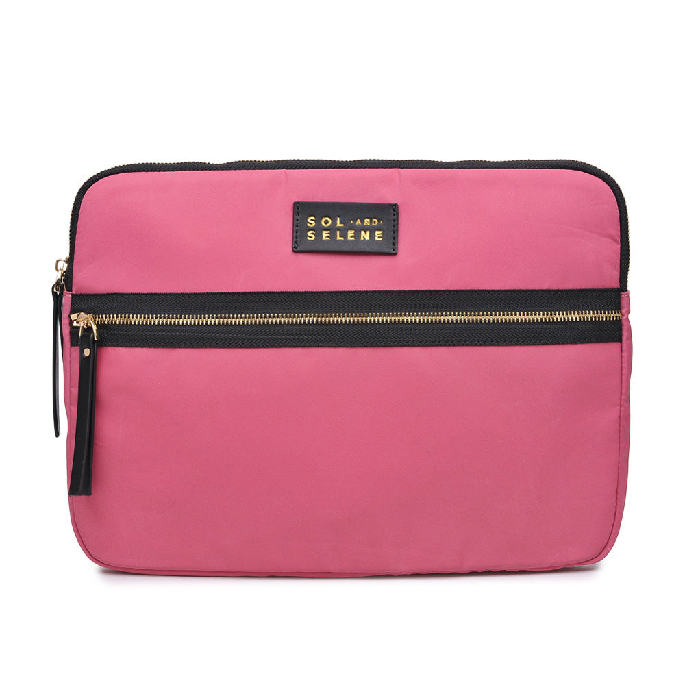 Product Image of Sol and Selene Self Made Computer Laptop Sleeve 841764103893 View 5 | Blush