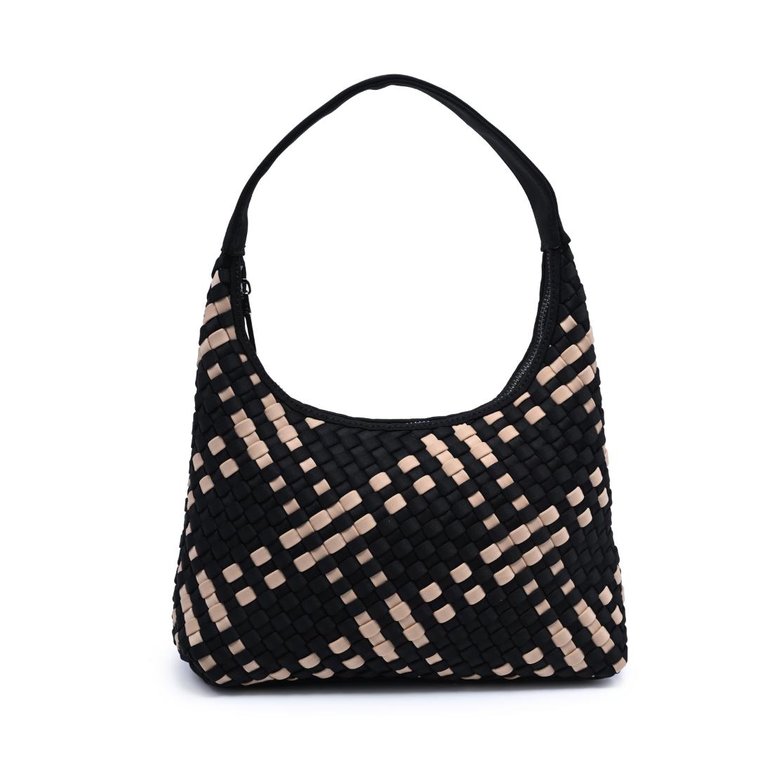 Sol and Selene Harmonia - Woven Neoprene Shoulder Bag 841764112505 View 5 | Black Nude