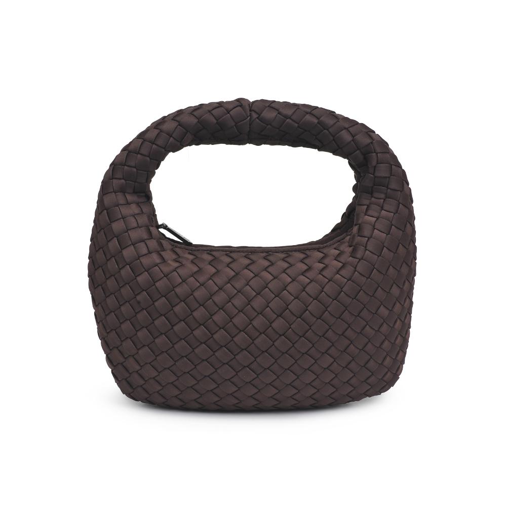Sol and Selene Dare to Dream - Small Woven Neoprene Clutch 841764111096 View 5 | Chocolate