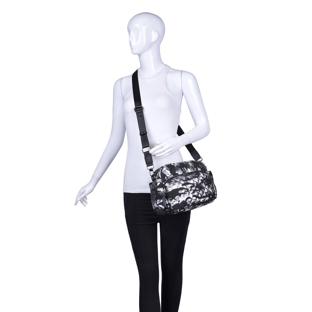 Product Image of Sol and Selene Ambience - Nylon Crossbody 841764104685 View 5 | Silver Metallic Camo