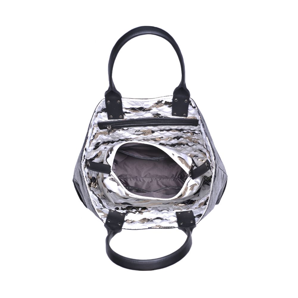 Sol and Selene It Girl Tote 841764105095 View 8 | Silver Metallic