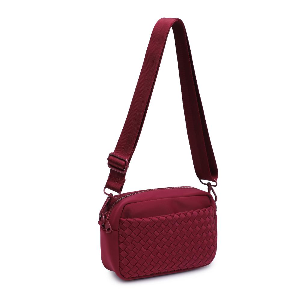 Product Image of Sol and Selene Inspiration - Woven Neoprene Crossbody 841764110488 View 6 | Wine