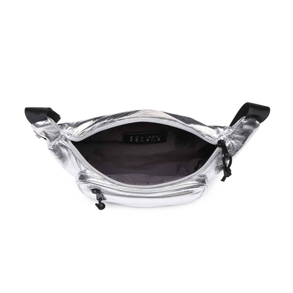 Product Image of Sol and Selene Hands Down Belt Bag 841764103640 View 4 | Silver