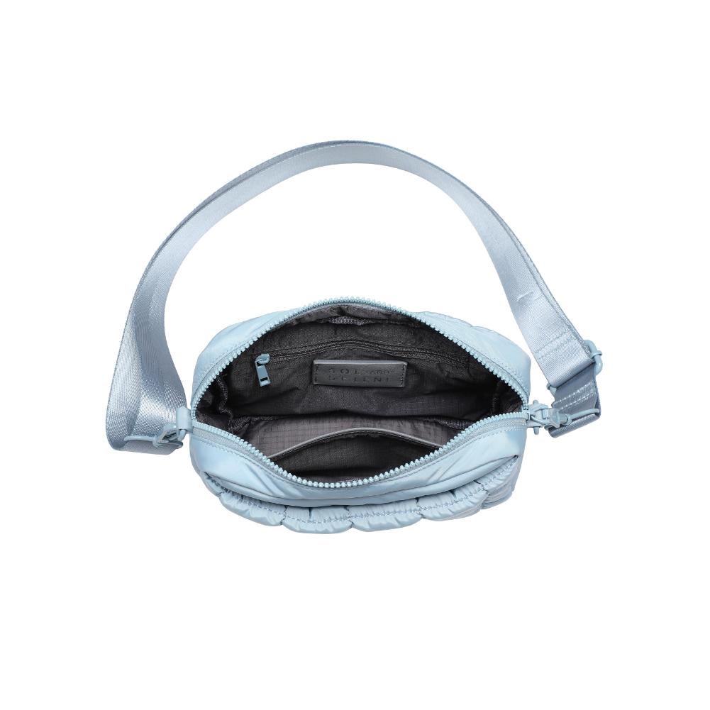 Woman wearing Sky Blue Sol and Selene Inspiration - Quilted Nylon Crossbody 841764109420 View 9 | Sky Blue