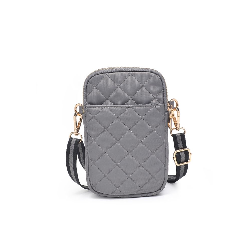 Woman wearing Carbon Sol and Selene Divide & Conquer - Quilted Crossbody 841764108256 View 7 | Carbon