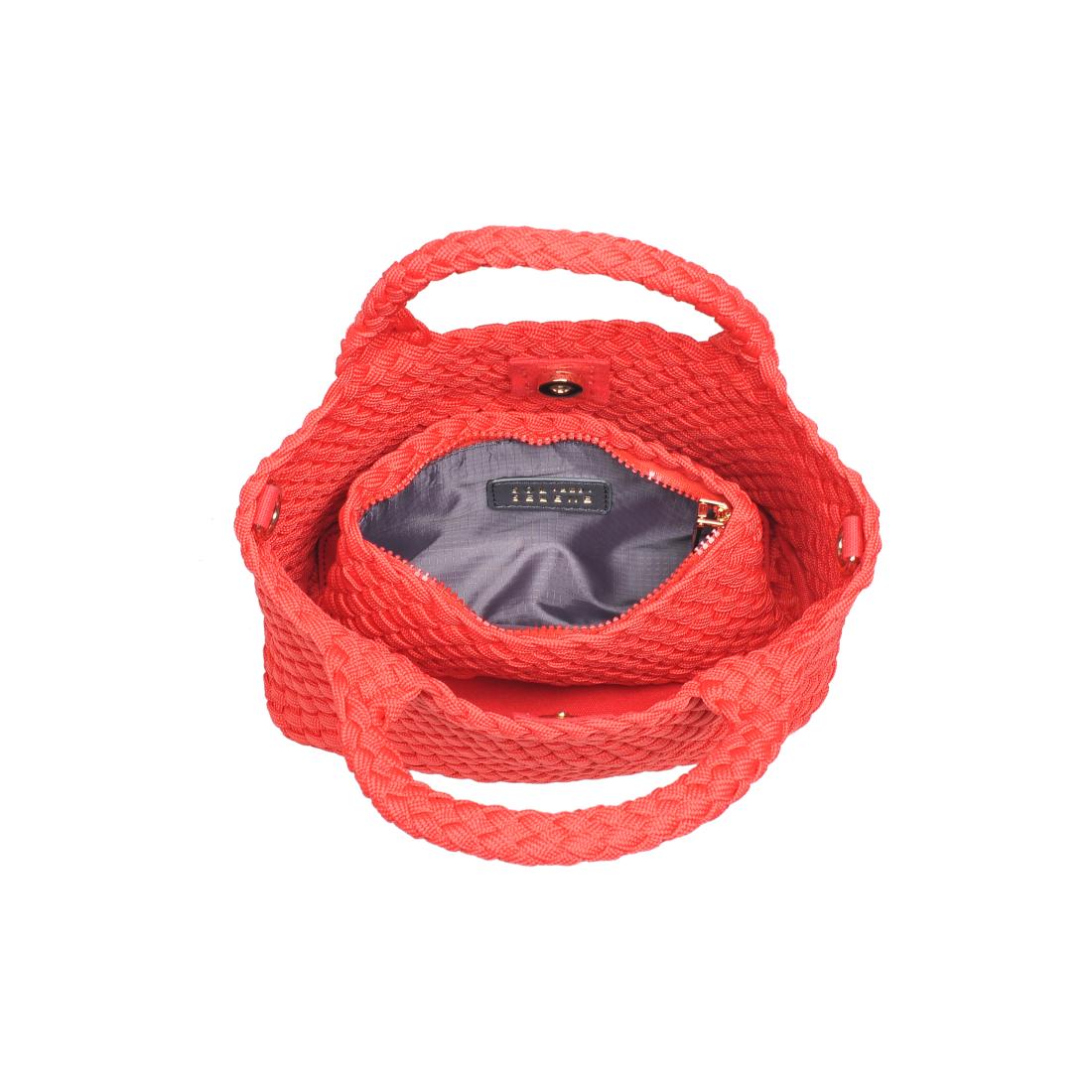 Product Image of Sol and Selene Sky's The Limit - Small Laced Up Eco-Edition Crossbody 841764111713 View 8 | Coral