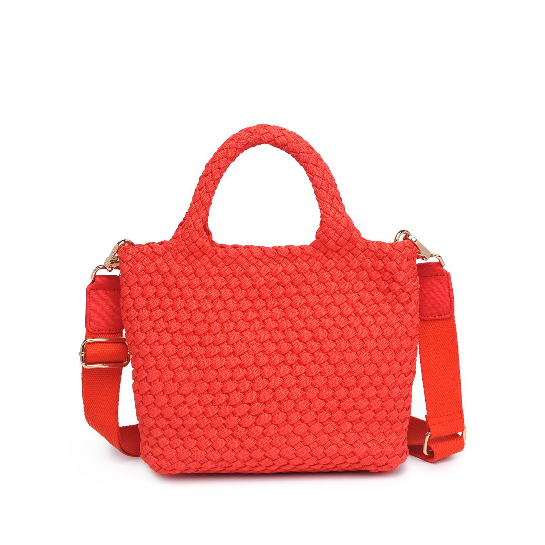 Product Image of Sol and Selene Sky's The Limit - Small Laced Up Eco-Edition Crossbody 841764111713 View 5 | Coral