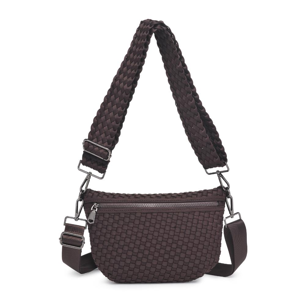 Sol and Selene Ethereal - Woven Neoprene Crossbody 841764110853 View 5 | Chocolate