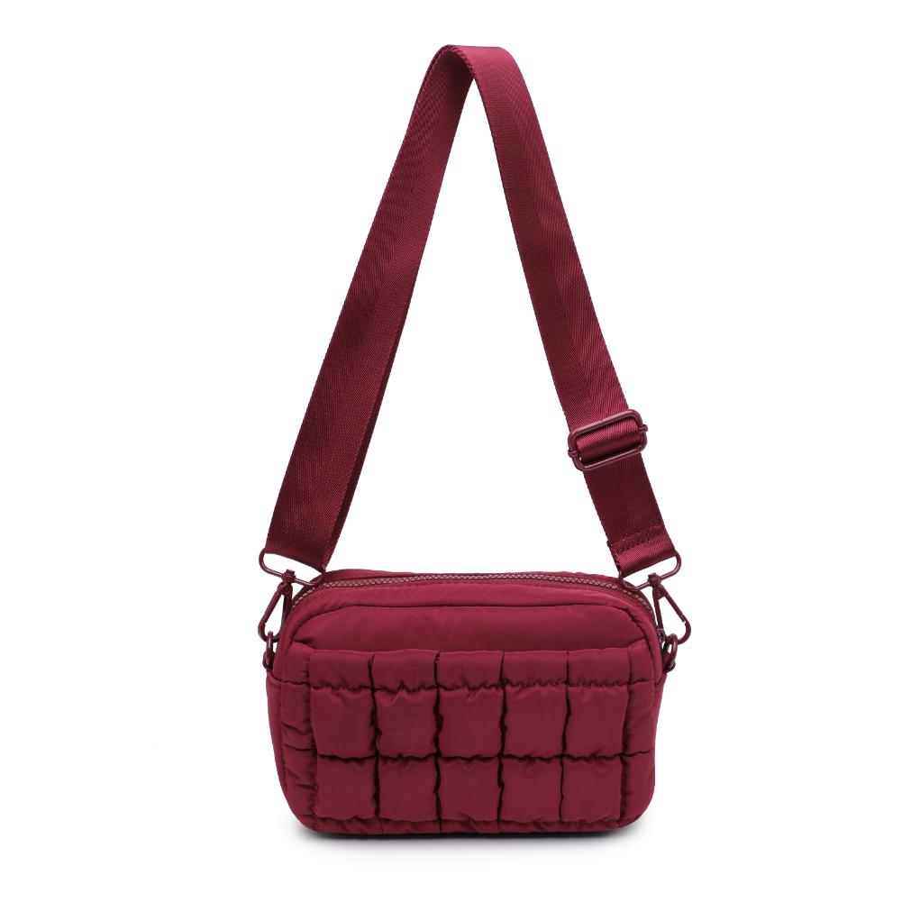 Product Image of Sol and Selene Inspiration - Quilted Nylon Crossbody 841764110594 View 7 | Burgundy