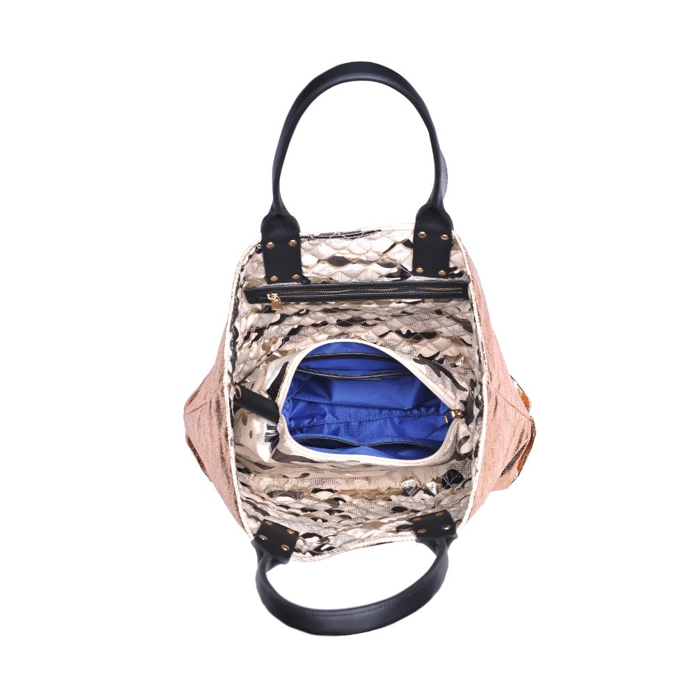 Sol and Selene It Girl Tote 841764105088 View 8 | Rose Gold Metallic