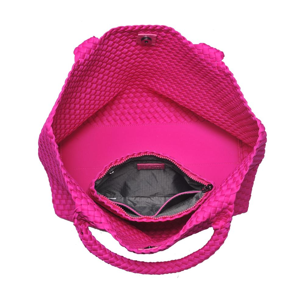 Product Image of Sol and Selene Sky's The Limit - Large Tote 841764107860 View 8 | Fuchsia