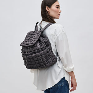 Woman wearing Carbon Sol and Selene Vitality Backpack 841764108508 View 2 | Carbon