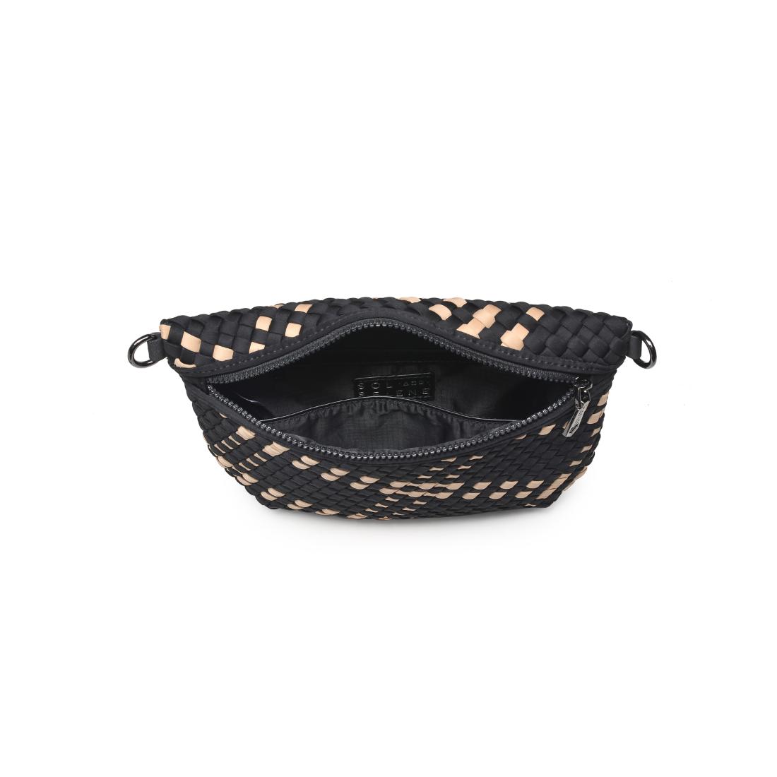 Sol and Selene Ethereal - Woven Neoprene Crossbody 841764111768 View 8 | Black Nude