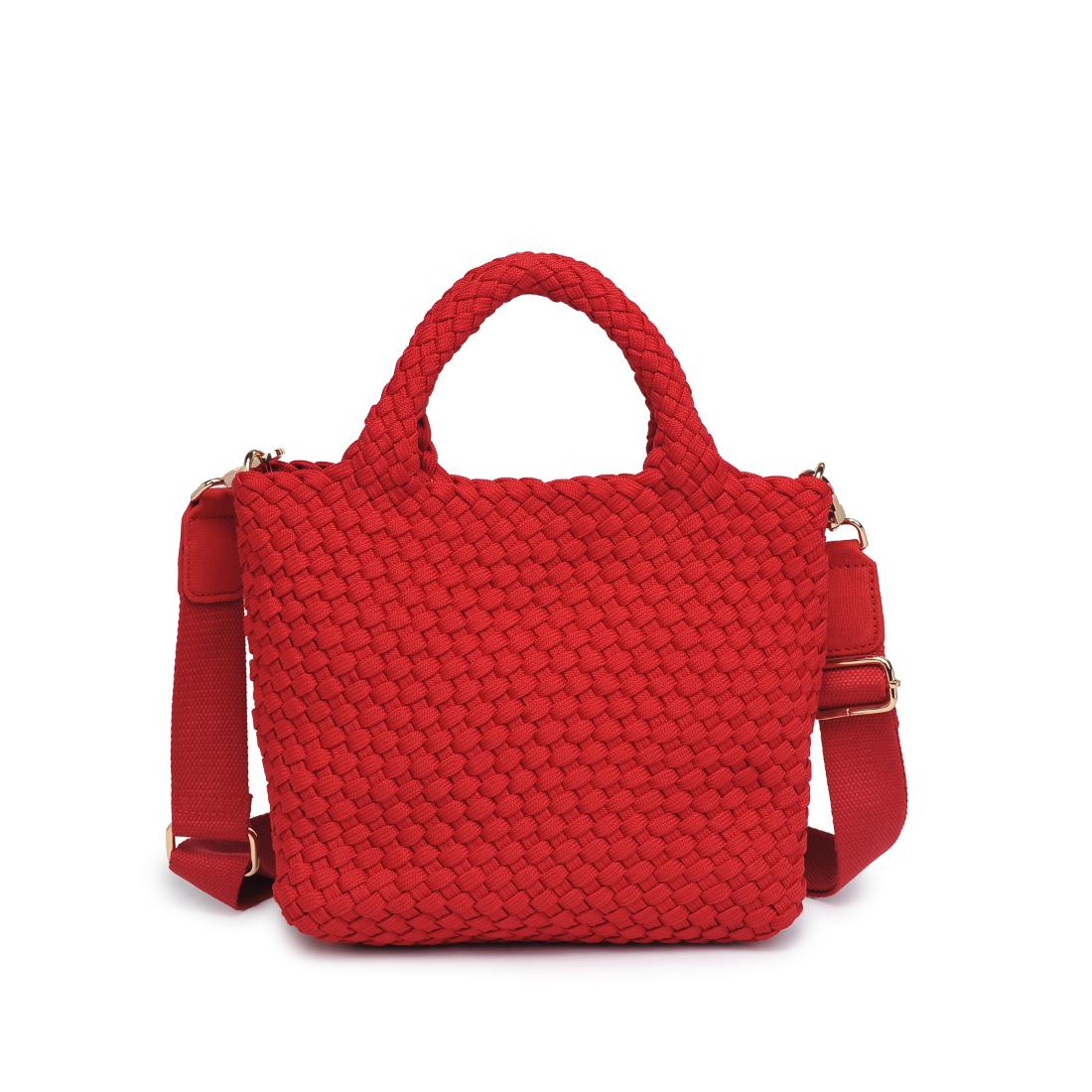 Product Image of Sol and Selene Sky's The Limit - Small Laced Up Eco-Edition Crossbody 841764111751 View 7 | Red