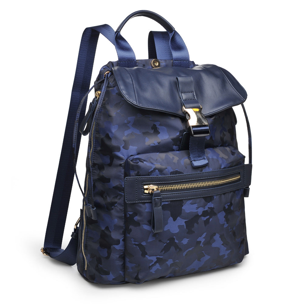 Product Image of Sol and Selene Visionary Backpack 841764103732 View 6 | Navy Camo