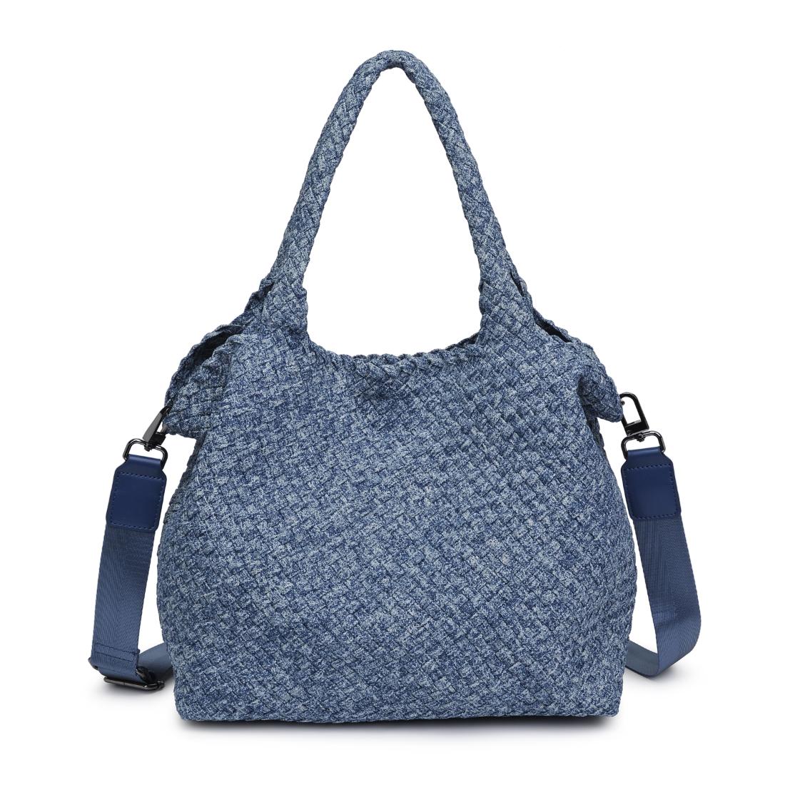 Product Image of Sol and Selene Sky's The Limit - Medium Denim Tote 841764111294 View 5 | Denim