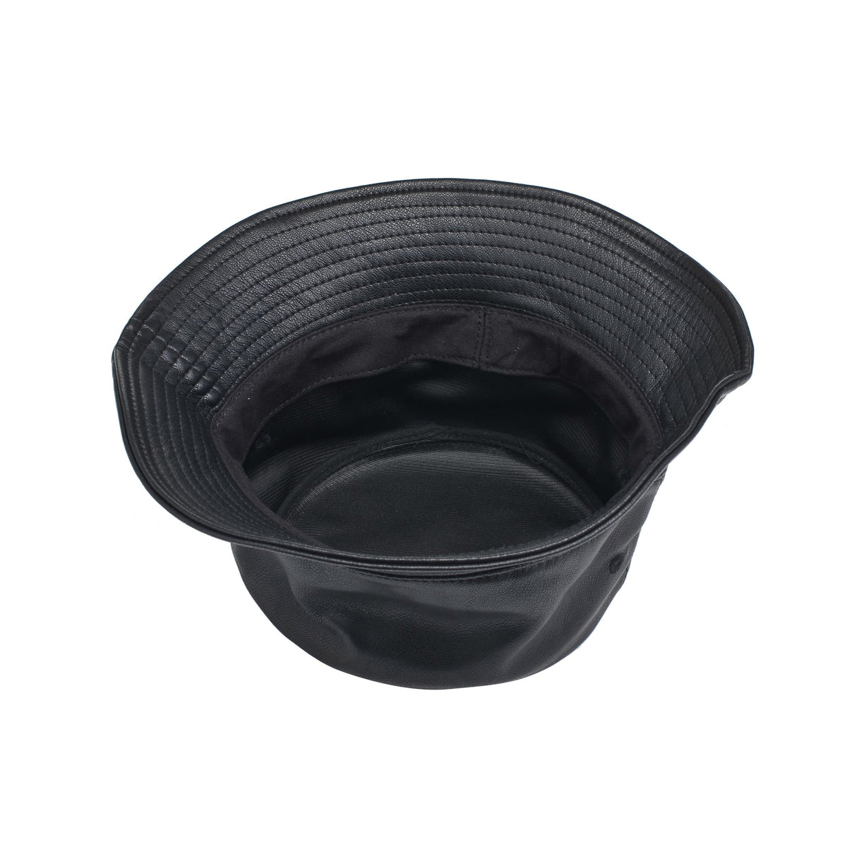 Product Image of Sol and Selene Vegan Leather Bucket Hat Bucket Hat 818209014779 View 4 | Black