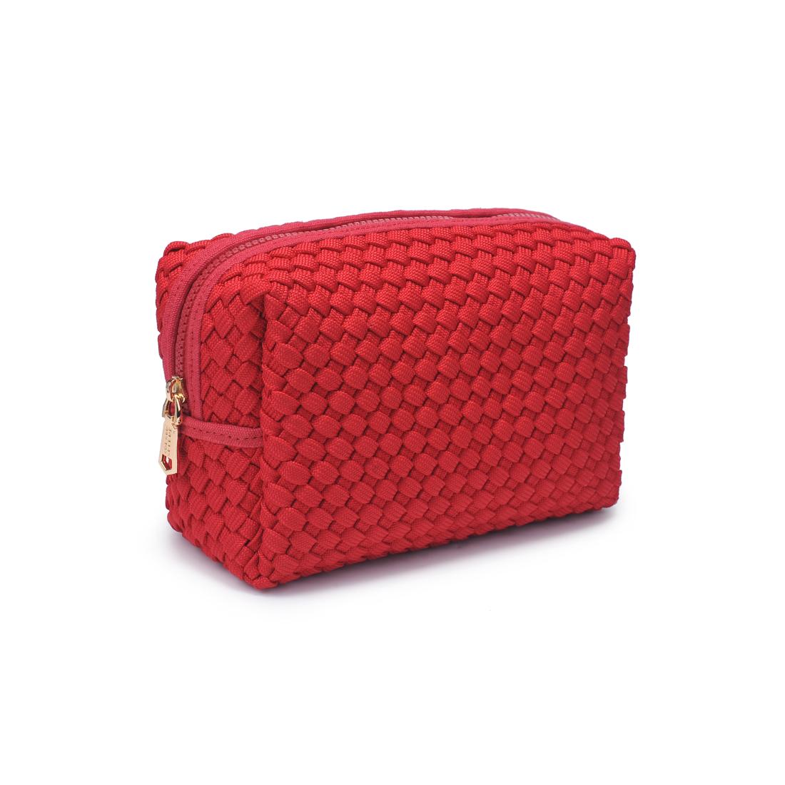 Product Image of Sol and Selene Altitude - Laced Up Eco-Edition Cosmetic Pouch 841764112222 View 6 | Red
