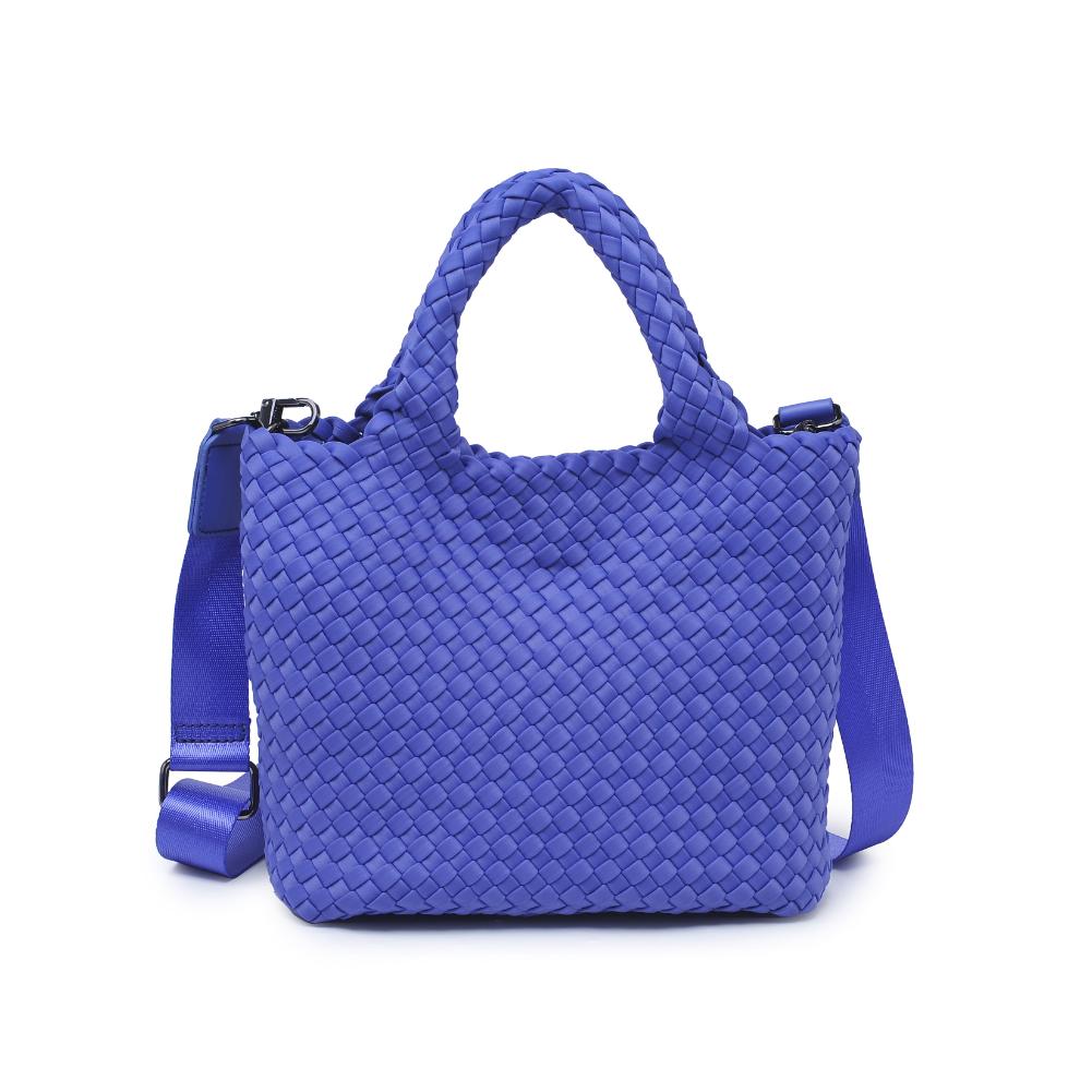 Woman wearing Periwinkle Sol and Selene Sky's The Limit - Small Crossbody 841764108997 View 7 | Periwinkle