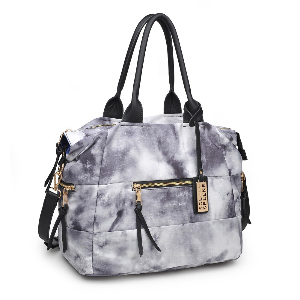 Product Image of Sol and Selene Jet Tote 841764103091 View 2 | Black Cloud Print