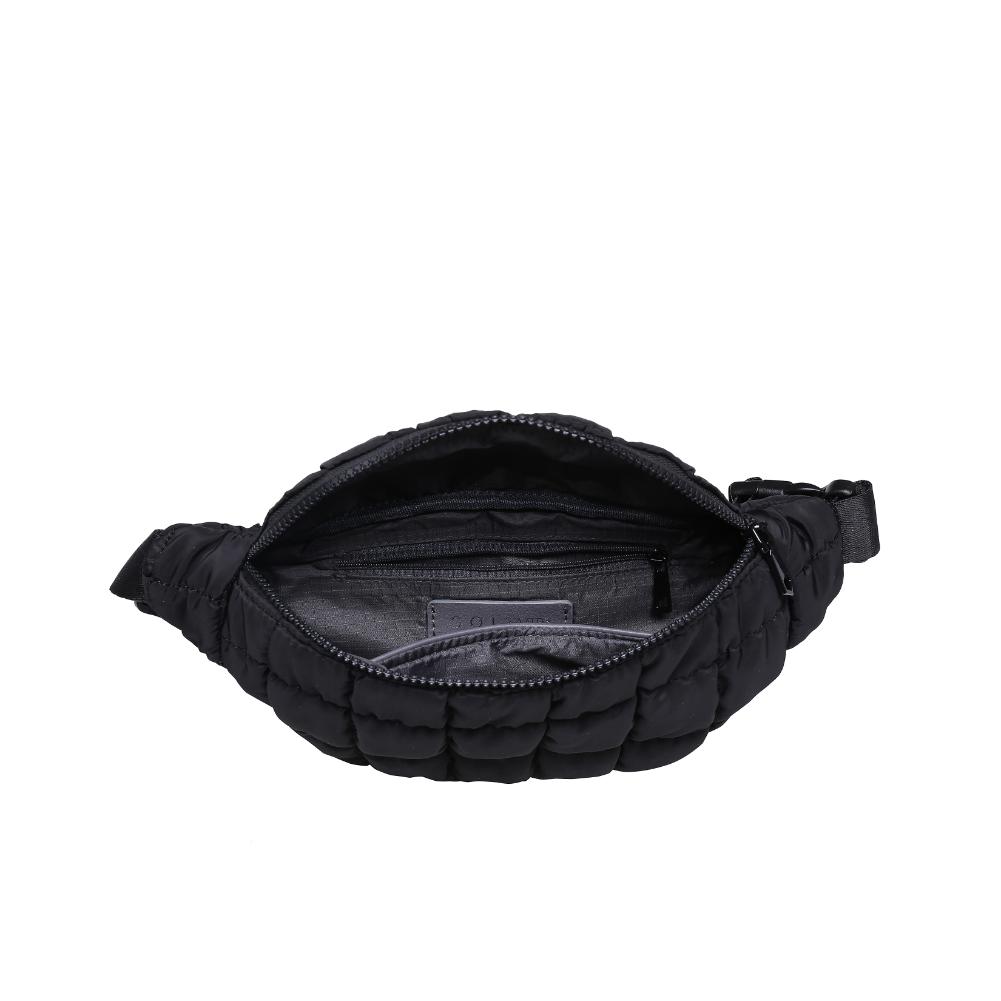 Woman wearing Black Sol and Selene Resurgence Belt Bag 841764109628 View 9 | Black