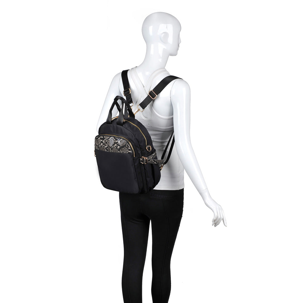 Product Image of Sol and Selene Next Level Backpack 841764103367 View 5 | Black Snake