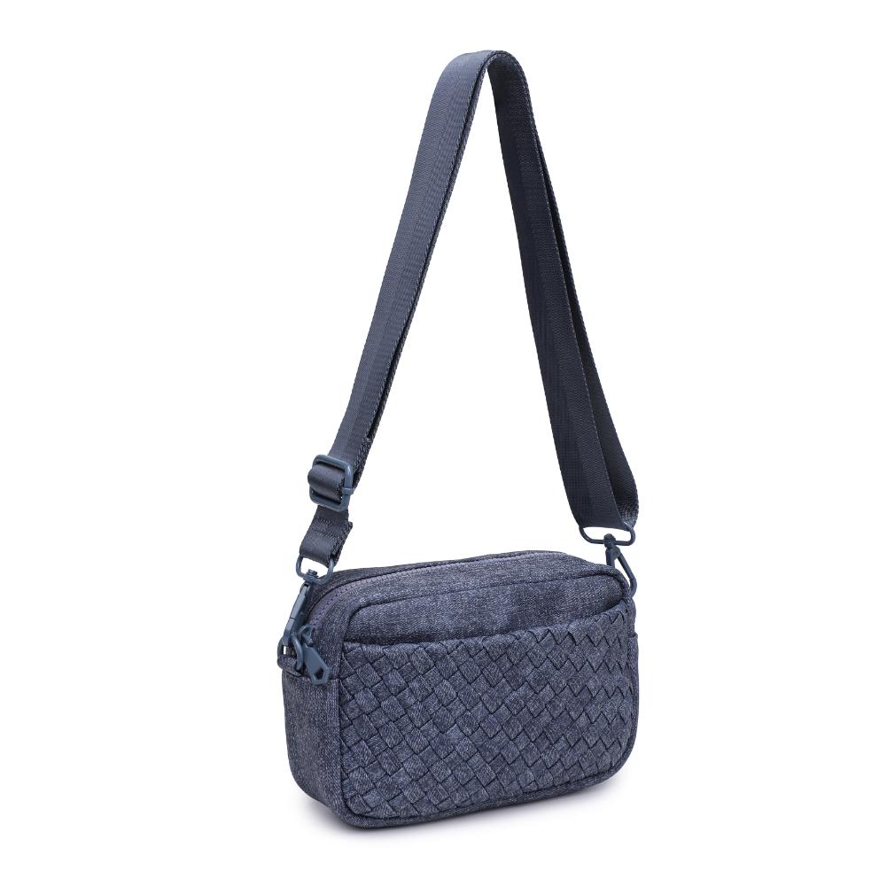 Product Image of Sol and Selene Inspiration - Woven Neoprene Crossbody 841764110501 View 6 | Dark Denim