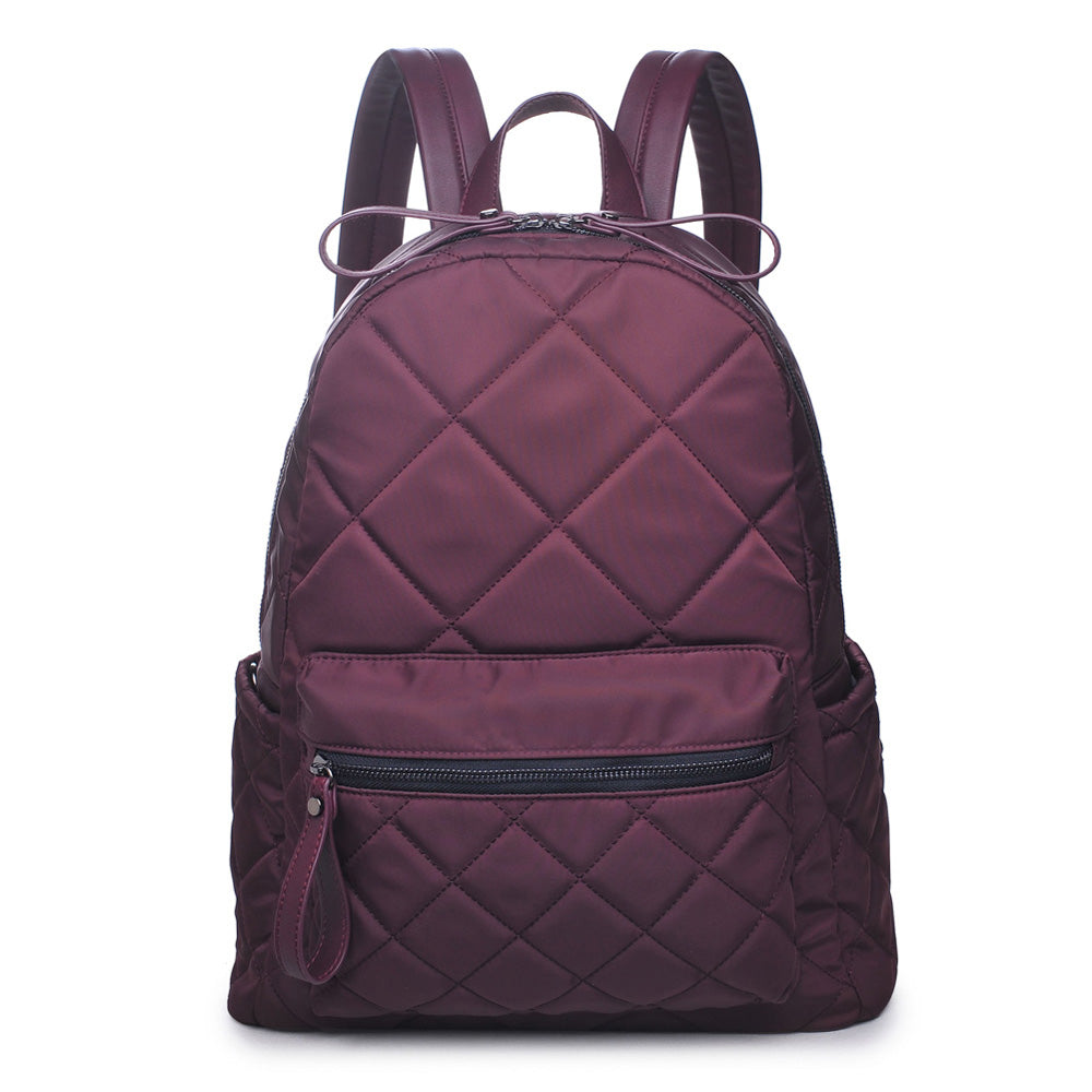 Sol and Selene Motivator - Medium Backpack 841764100090 View 5 | Eggplant