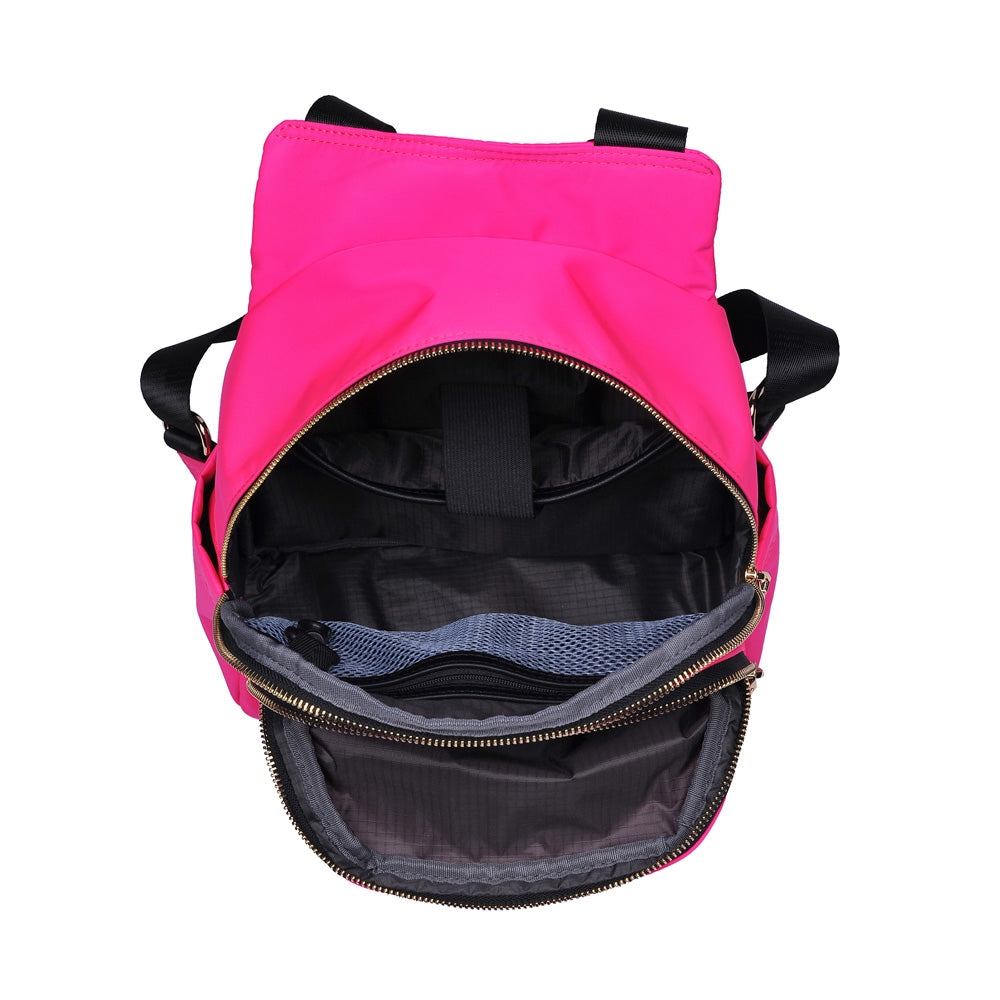 Product Image of Sol and Selene Rise & Shine Backpack 841764104579 View 4 | Neon Pink