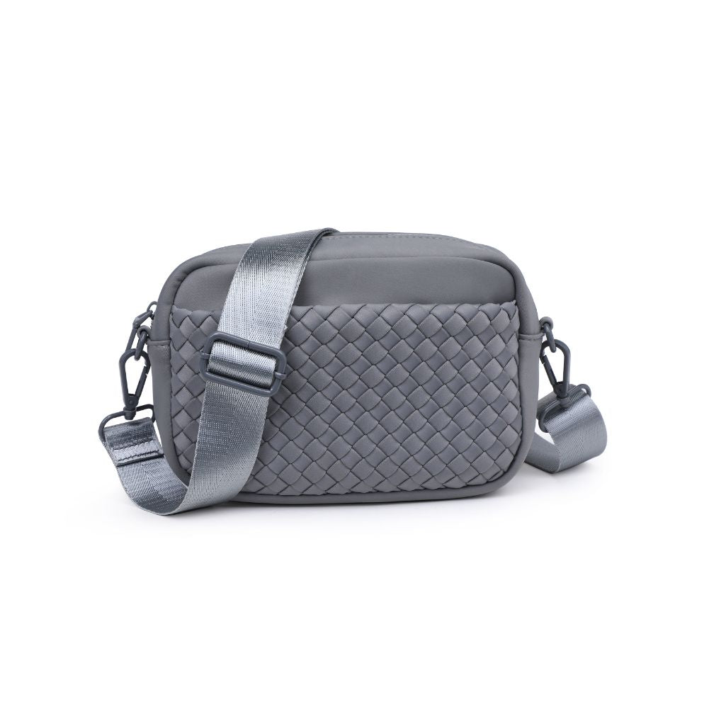 Product Image of Sol and Selene Inspiration - Woven Neoprene Crossbody 841764108348 View 5 | Grey