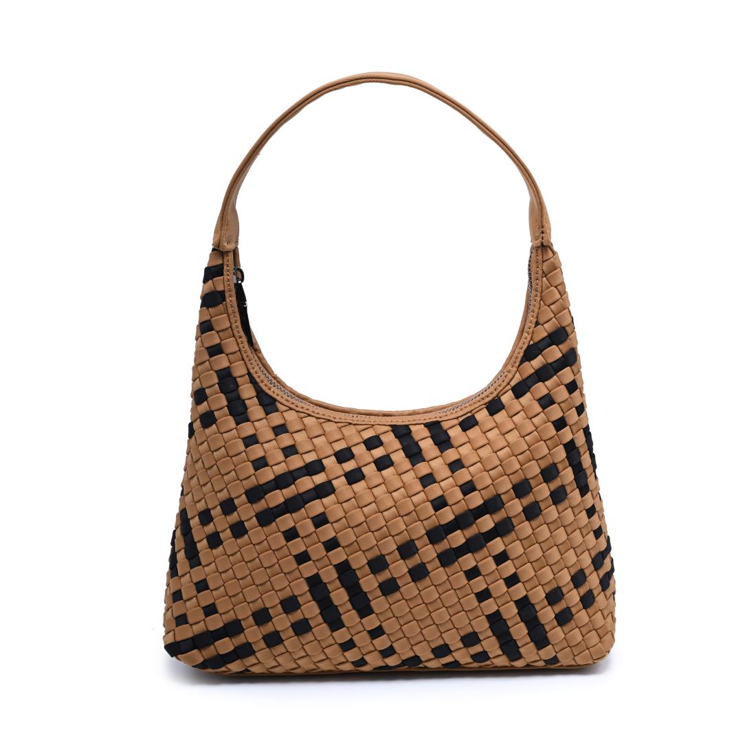 Sol and Selene Harmonia - Woven Neoprene Shoulder Bag 841764112581 View 5 | Sand Black