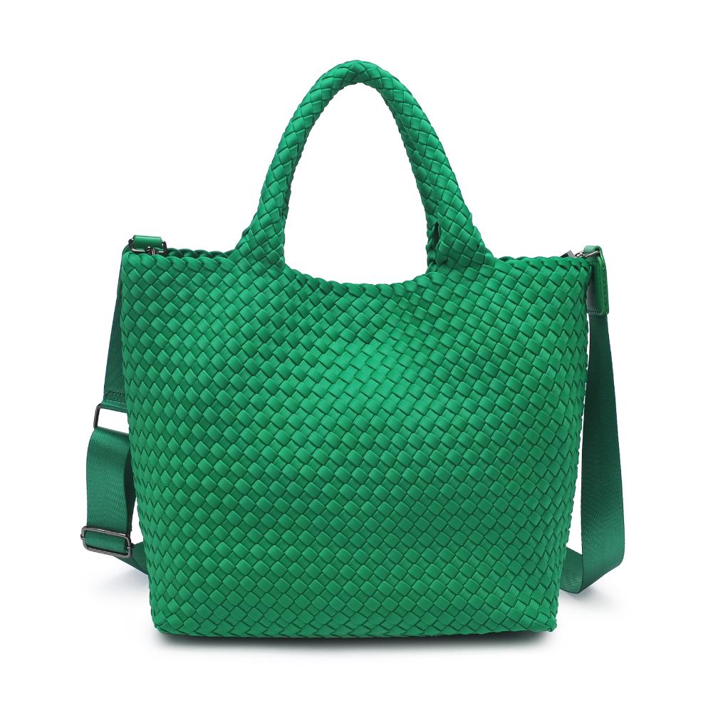 Product Image of Sol and Selene Sky's The Limit - Medium Tote 841764108805 View 7 | Kelly Green