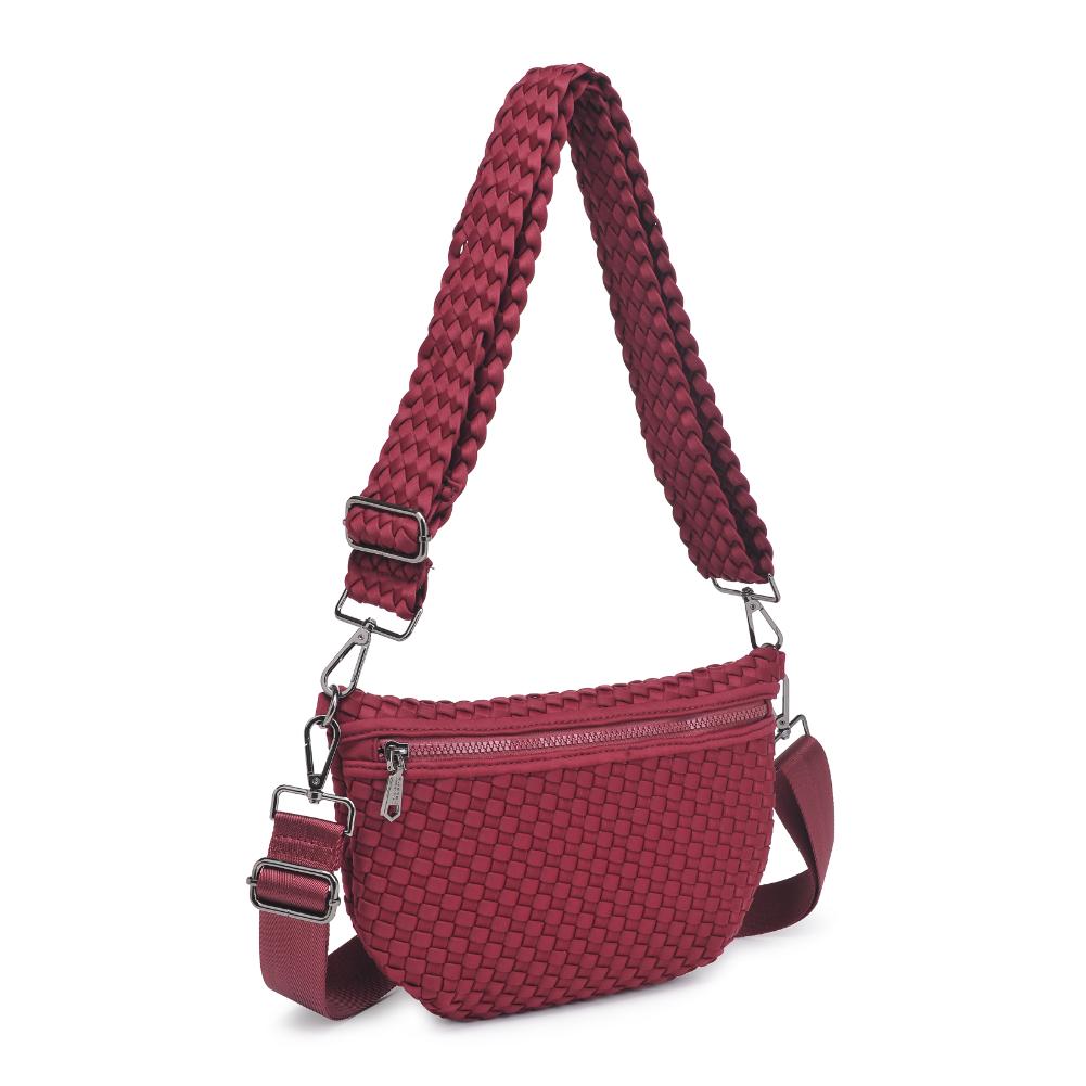 Sol and Selene Ethereal - Woven Neoprene Crossbody 841764110907 View 6 | Wine