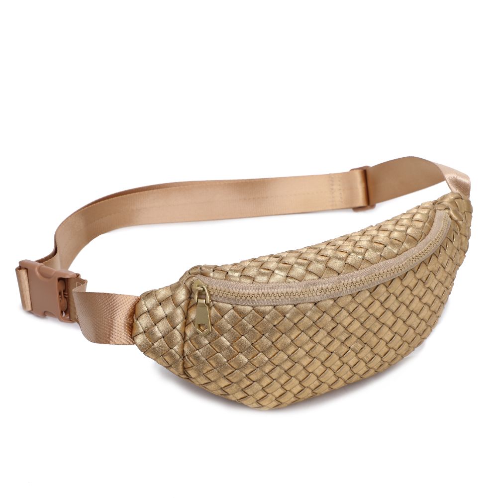 Product Image of Sol and Selene Aim High Belt Bag 841764109178 View 6 | Gold