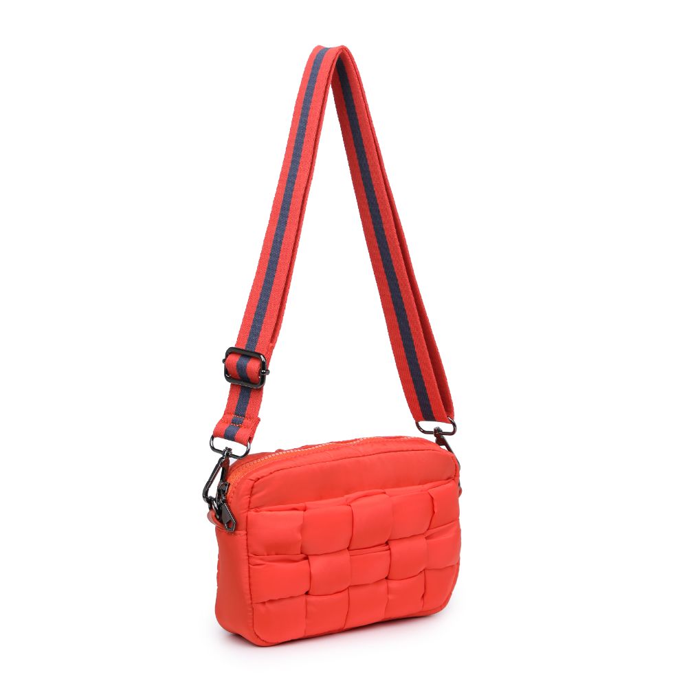 Sol and Selene Inspiration - Woven Nylon Crossbody 841764107907 View 6 | Tangerine
