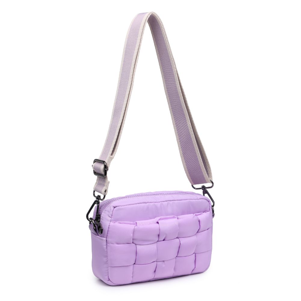 Sol and Selene Inspiration - Woven Nylon Crossbody 841764107846 View 6 | Lilac