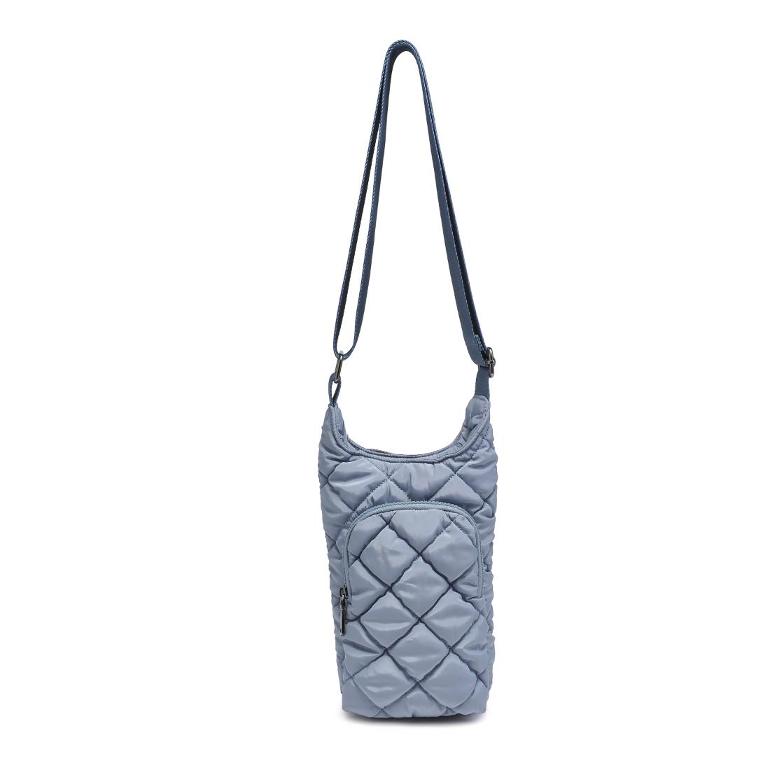 Woman wearing Slate Sky Sol and Selene Let It Flow - Puffer Crossbody 841764112093 View 5 | Slate Sky