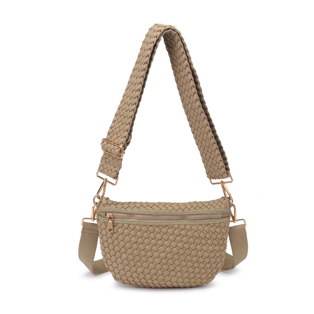 Product Image of Sol and Selene Ethereal - Woven Laced Up Eco-Edition Crossbody 841764112260 View 5 | Sage