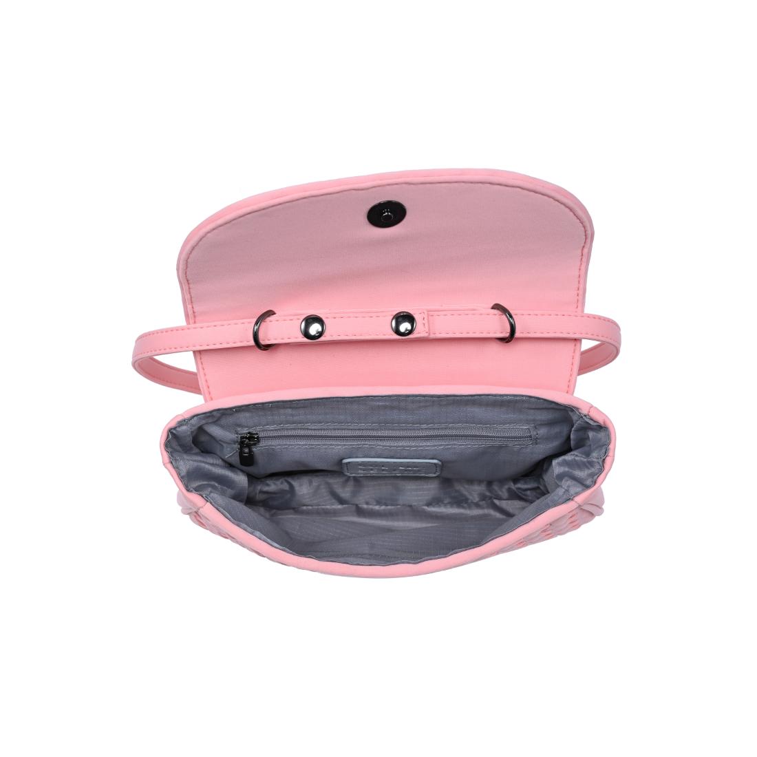 Woman wearing Blush Sol and Selene Astra Shoulder Bag 841764112413 View 9 | Blush