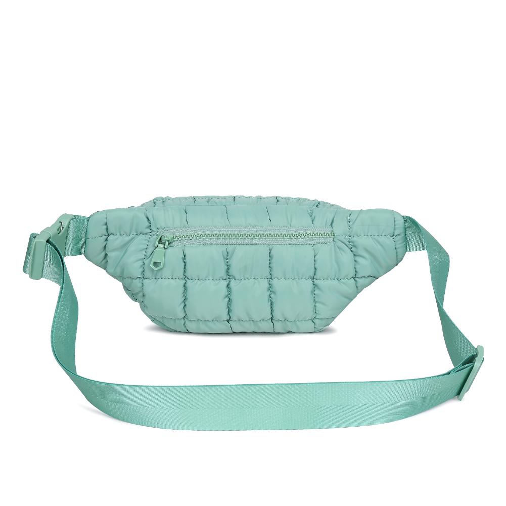 Woman wearing Pistachio Sol and Selene Resurgence Belt Bag 841764109703 View 7 | Pistachio