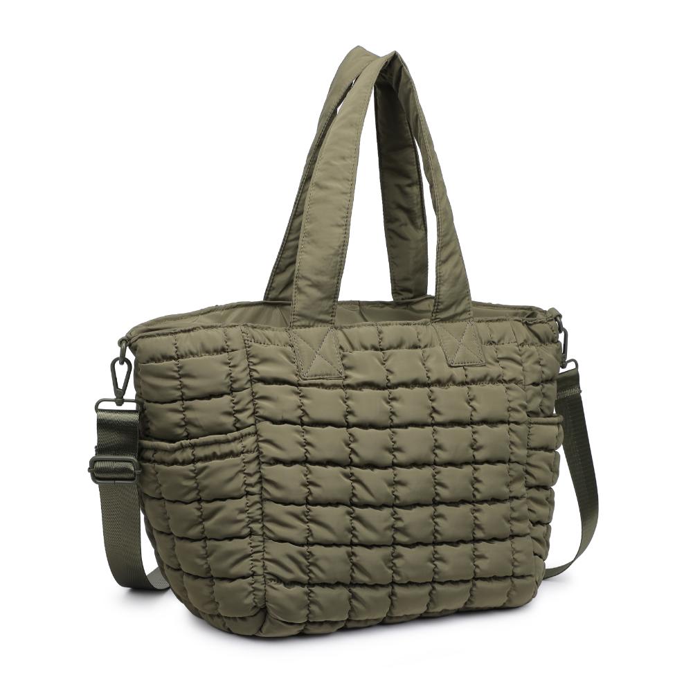 Woman wearing Olive Sol and Selene Dreamer Tote 841764109444 View 6 | Olive