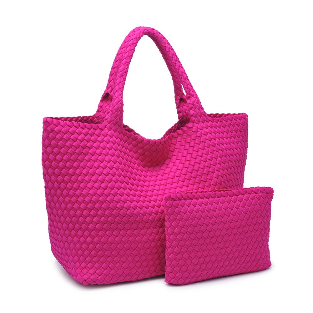Product Image of Sol and Selene Sky's The Limit - Large Tote 841764107860 View 6 | Fuchsia