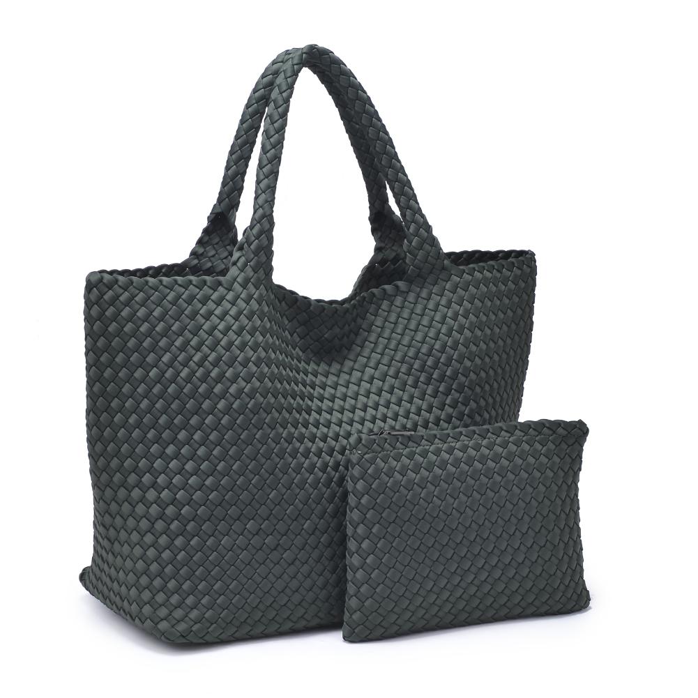 Product Image of Sol and Selene Sky's The Limit - Large Tote 841764108911 View 6 | Olive