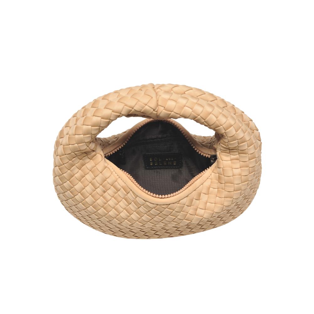 Sol and Selene Dare to Dream - Small Woven Neoprene Clutch 841764111119 View 8 | Nude