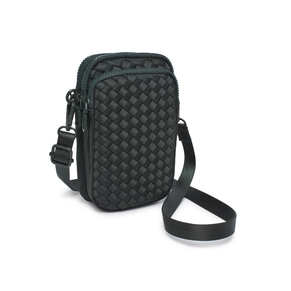 Woman wearing Olive Sol and Selene Divide & Conquer - Woven Neoprene Crossbody 841764110204 View 6 | Olive
