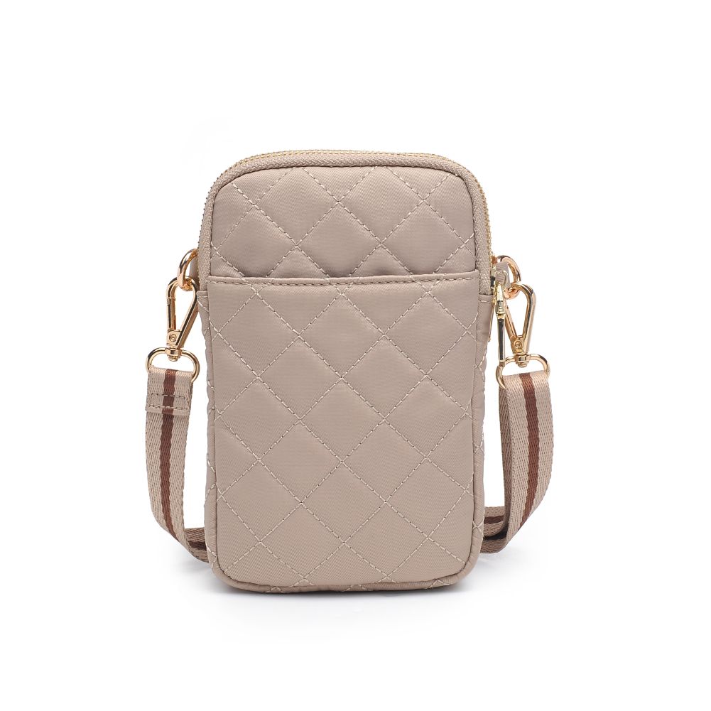 Woman wearing Nude Sol and Selene Divide & Conquer - Quilted Crossbody 841764107464 View 7 | Nude