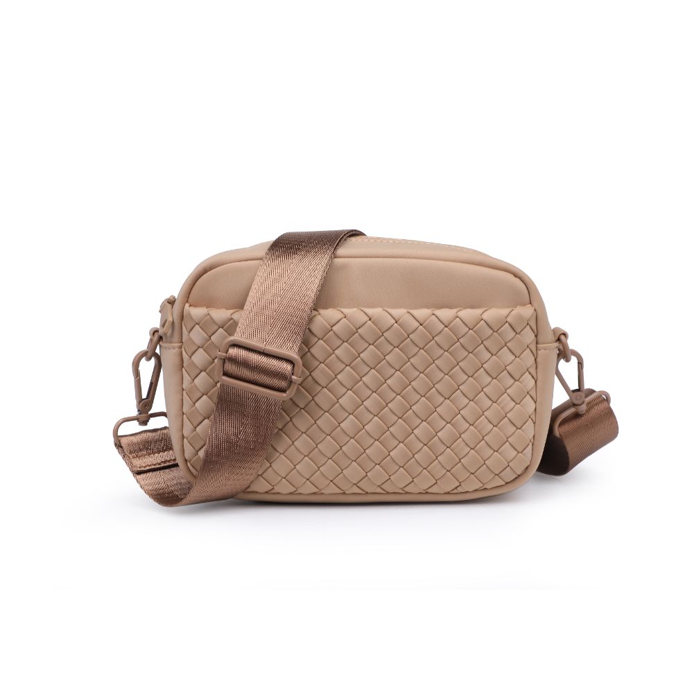 Product Image of Sol and Selene Inspiration - Woven Neoprene Crossbody 841764108324 View 5 | Nude